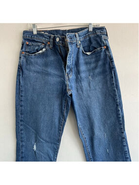 Men's Levi's Slim Straight Jeans Waist 34 Blue